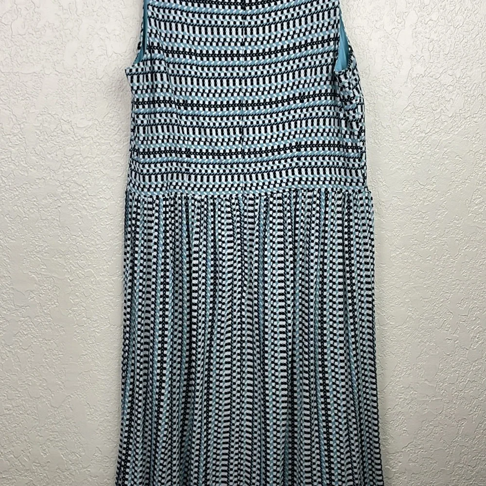 LOFT blue sleeveless dress - Picture 5 of 7